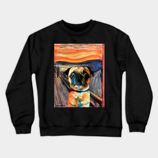 The Pug Scream Crewneck Sweatshirt